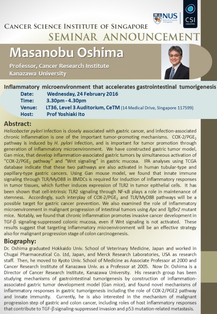 CSI Seminar_ Masanobu Oshima