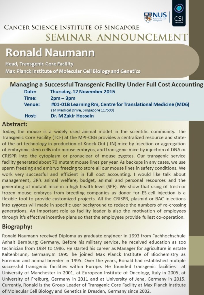 CSI Seminar_ Ronald Naumann