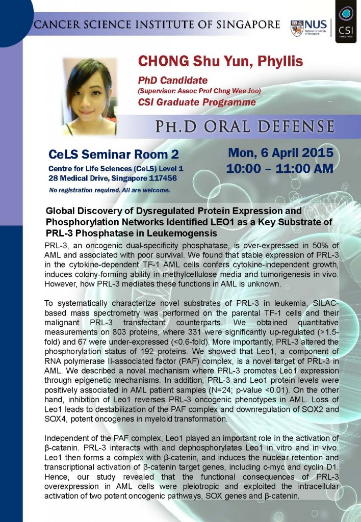 PhD Defense Poster - Chong Shu Yun Phyllis