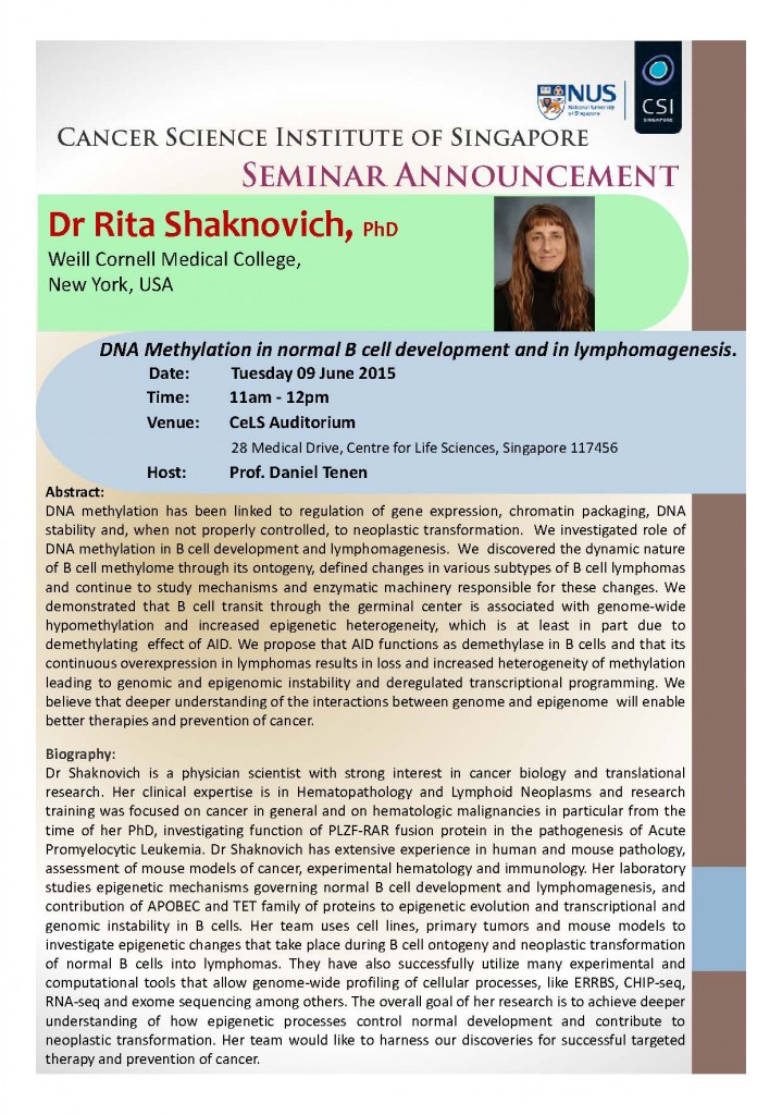 Seminar - Rita Shaknovich (9June2015).