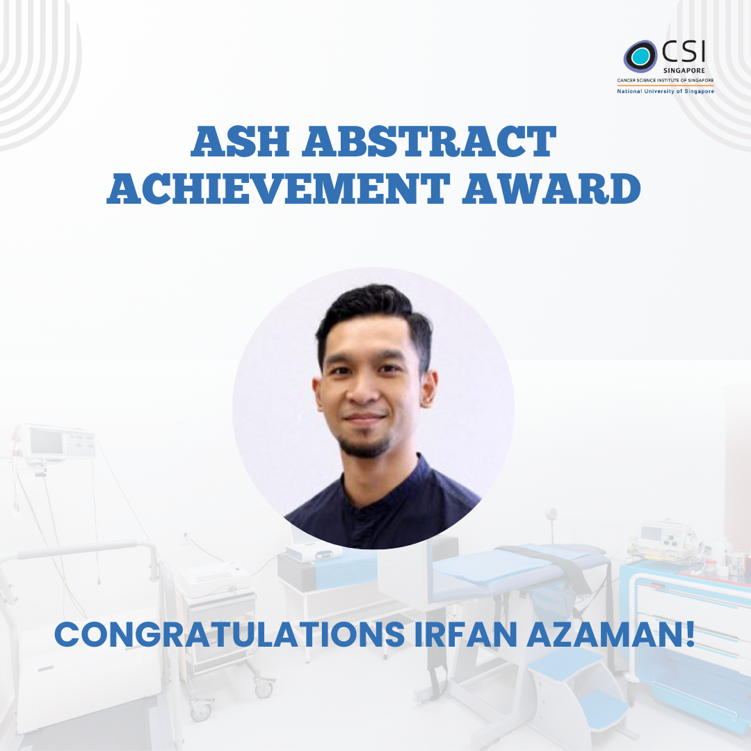 ASH Abstract Achievement Award Irfan